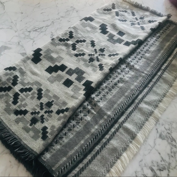 Wool Winter Shawl or Large Scarf - Picture 2 of 6